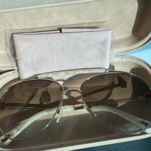 59mm Aviator Brow Bar Sunglasses